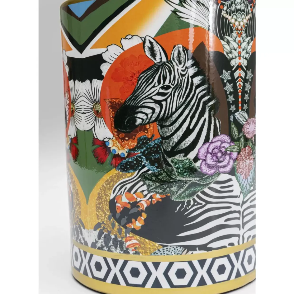 Deko Dose Zebra Duo 30Cm