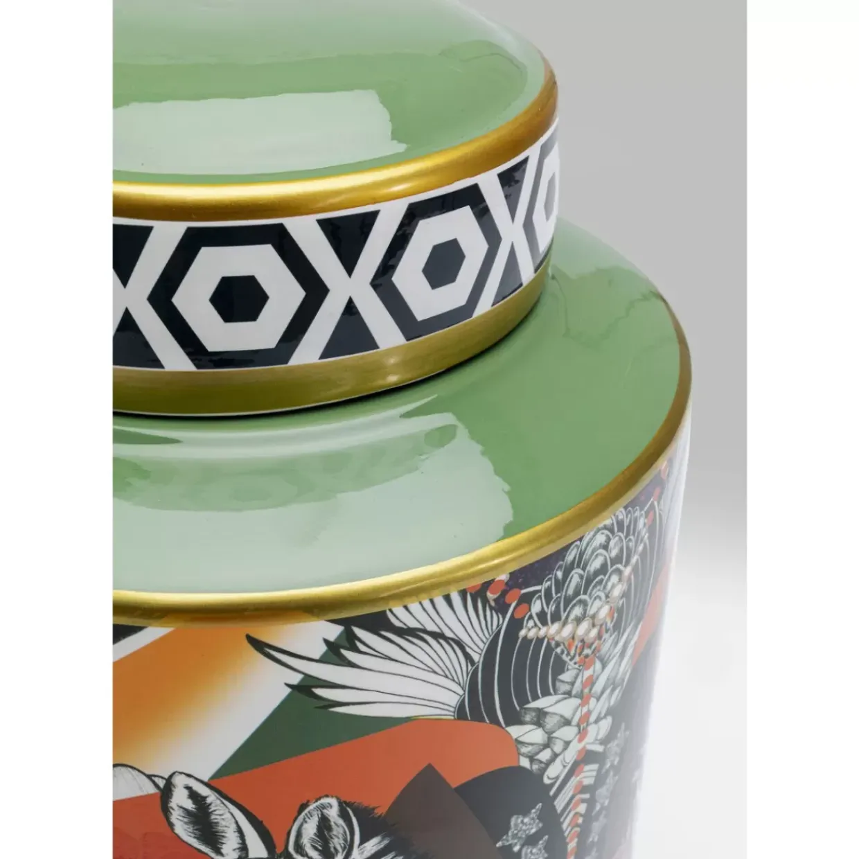 Deko Dose Zebra Duo 30Cm