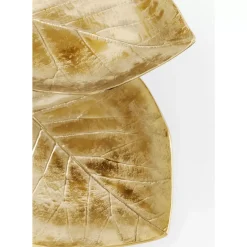 Deko Etagere Leaf Gold