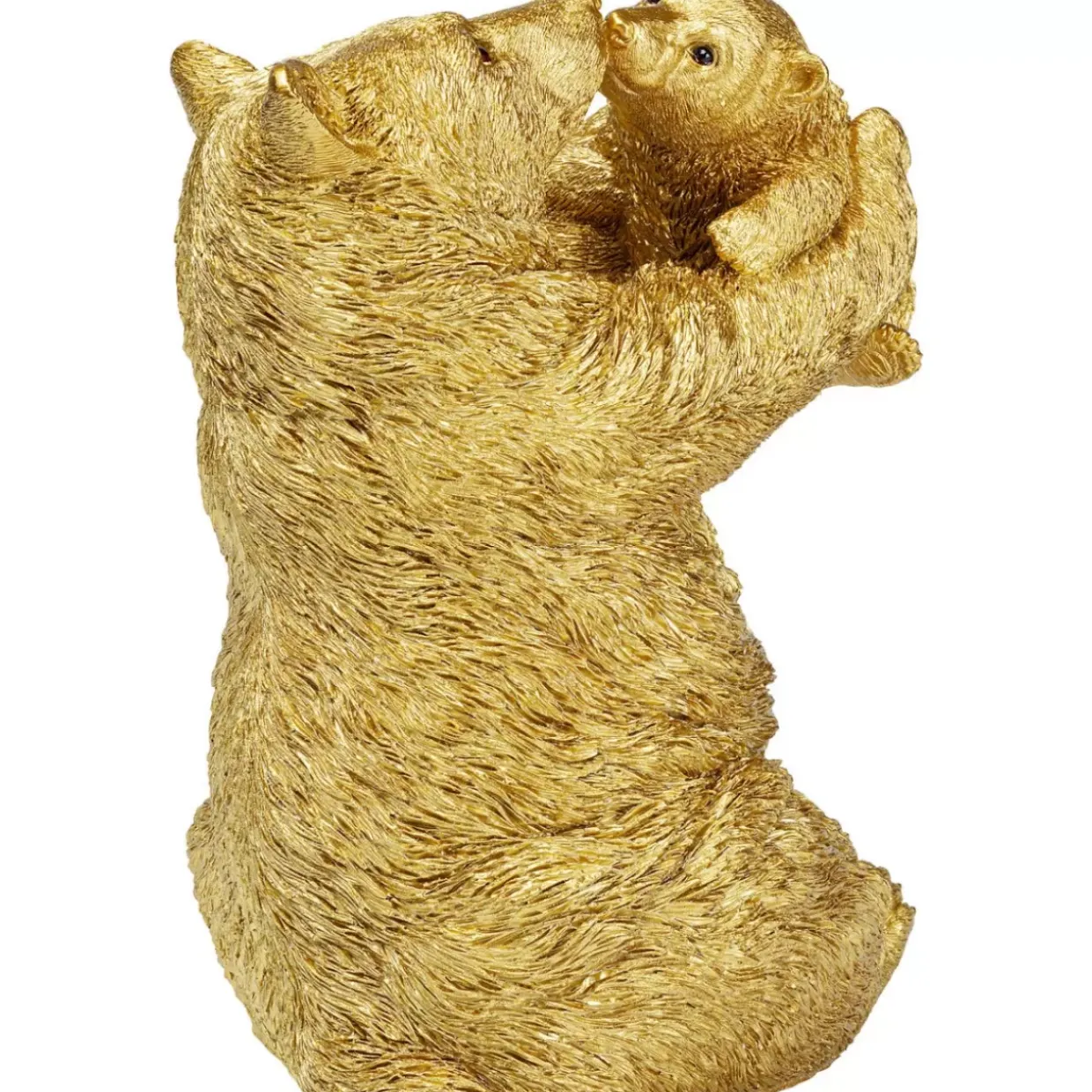 Deko Figur Bear Lucky Mom Gold 27Cm