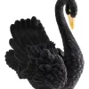Deko Figur Black Swan 28Cm