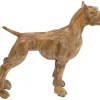 Deko Figur Bulldog Wood 70X78Cm