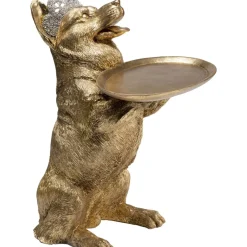 Deko Figur Butler Royal Standing Corgi 50Cm