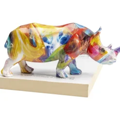 Deko Figur Colored Rhino