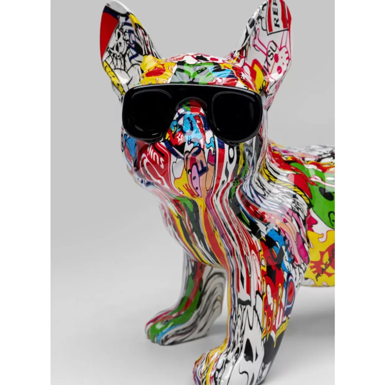 Deko Figur Comic Dog Glasses