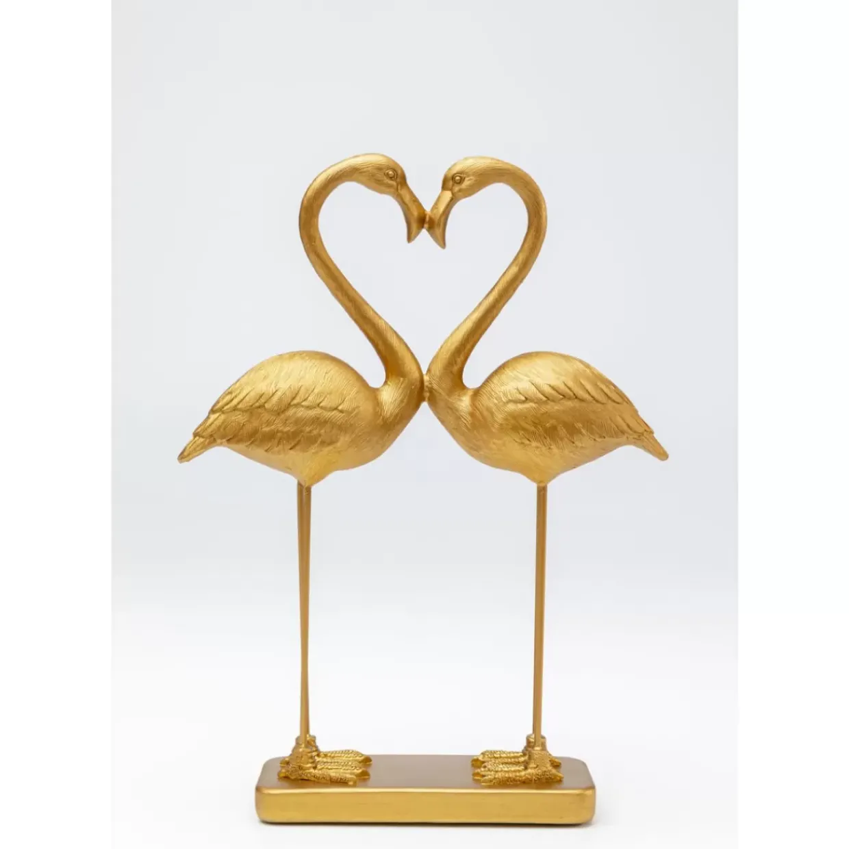 Deko Figur Flamingo Love Gold 39Cm
