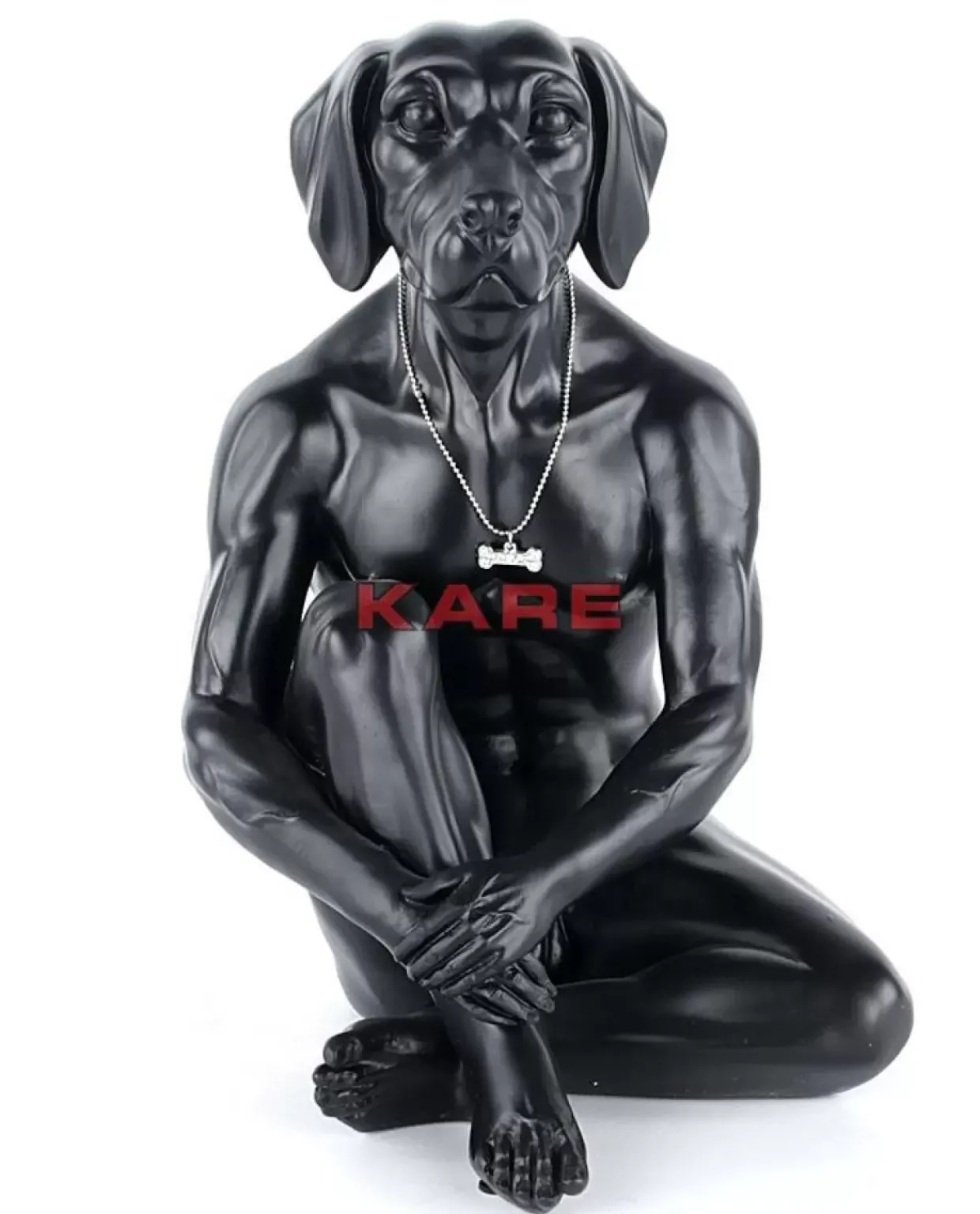 Deko Figur Gangster Dog Black