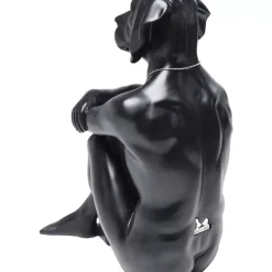 Deko Figur Gangster Dog Black