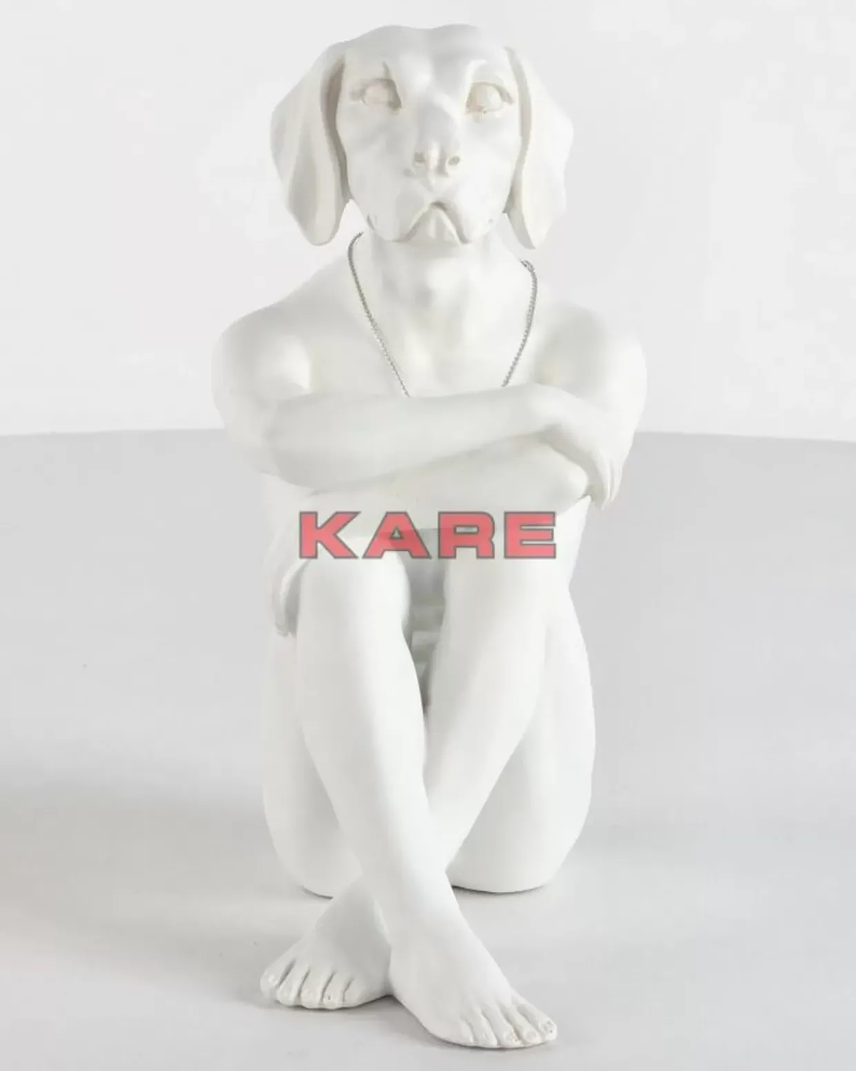 Deko Figur Gangster Dog Cream