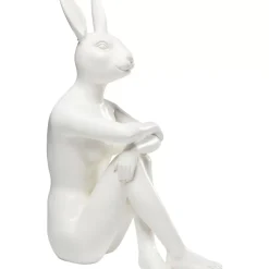 Deko Figur Gangster Rabbit Weis