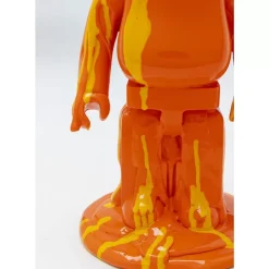 Deko Figur Gelato Bear Orange 40Cm