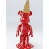 Deko Figur Gelato Bear Rot 40Cm
