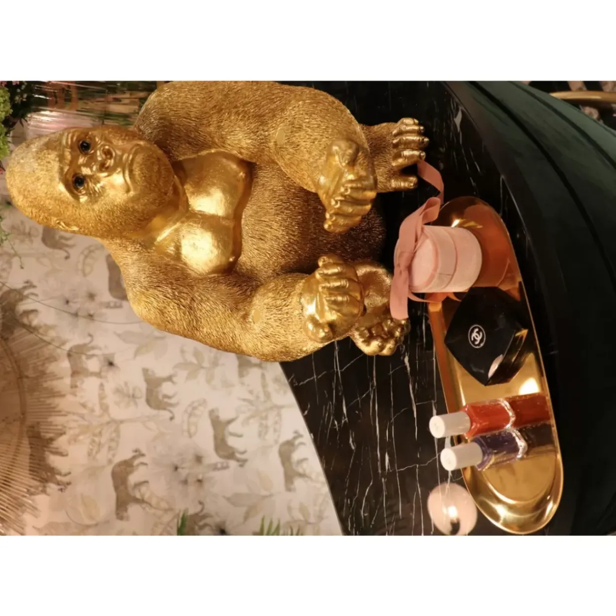 Deko Figur Gorilla Butler