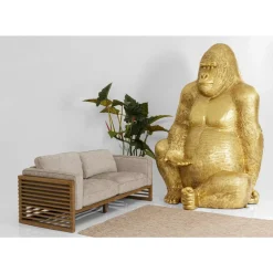 Deko Figur Gorilla Gold Xxl 249