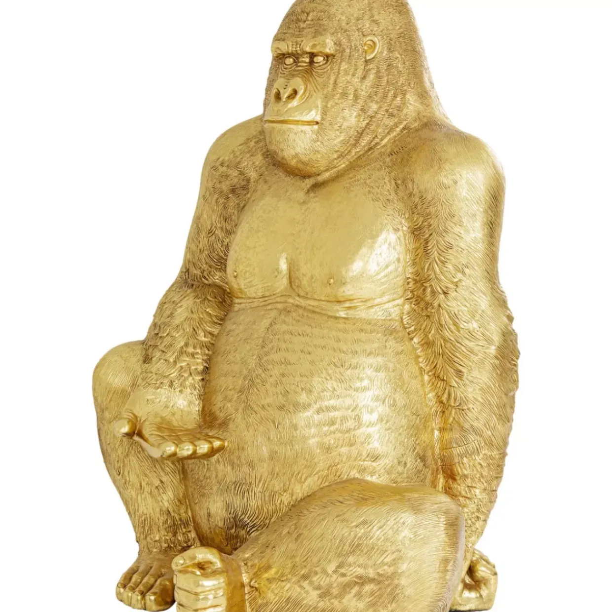 Deko Figur Gorilla Gold Xxl 249