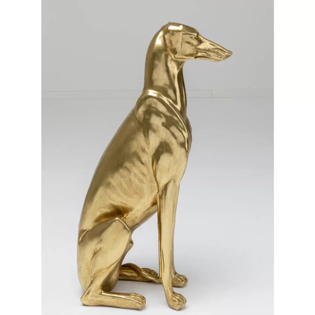 Deko Figur Greyhound Bruno Gold 80Cm