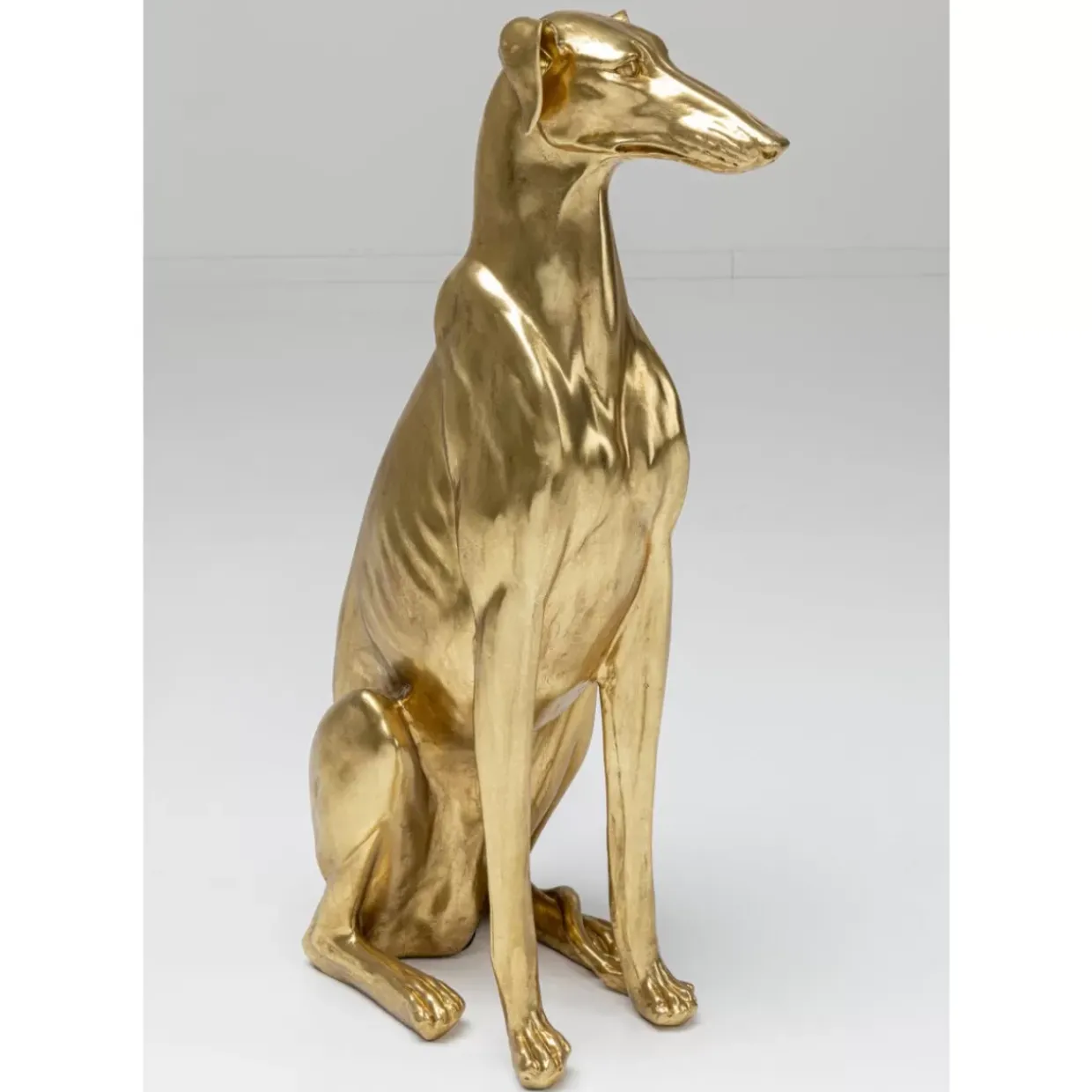 Deko Figur Greyhound Bruno Gold 80Cm