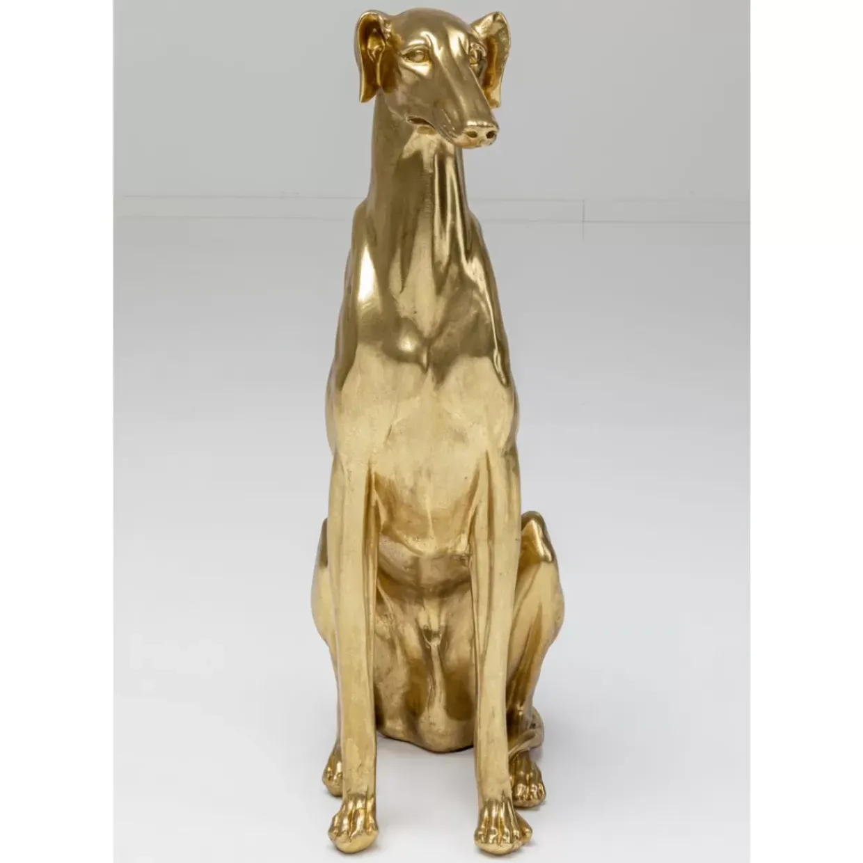 Deko Figur Greyhound Bruno Gold 80Cm