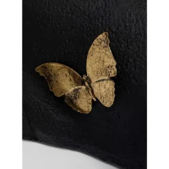 Deko Figur Hippo Butterflies 35Cm