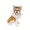 Deko Figur King Dog Braun 29Cm