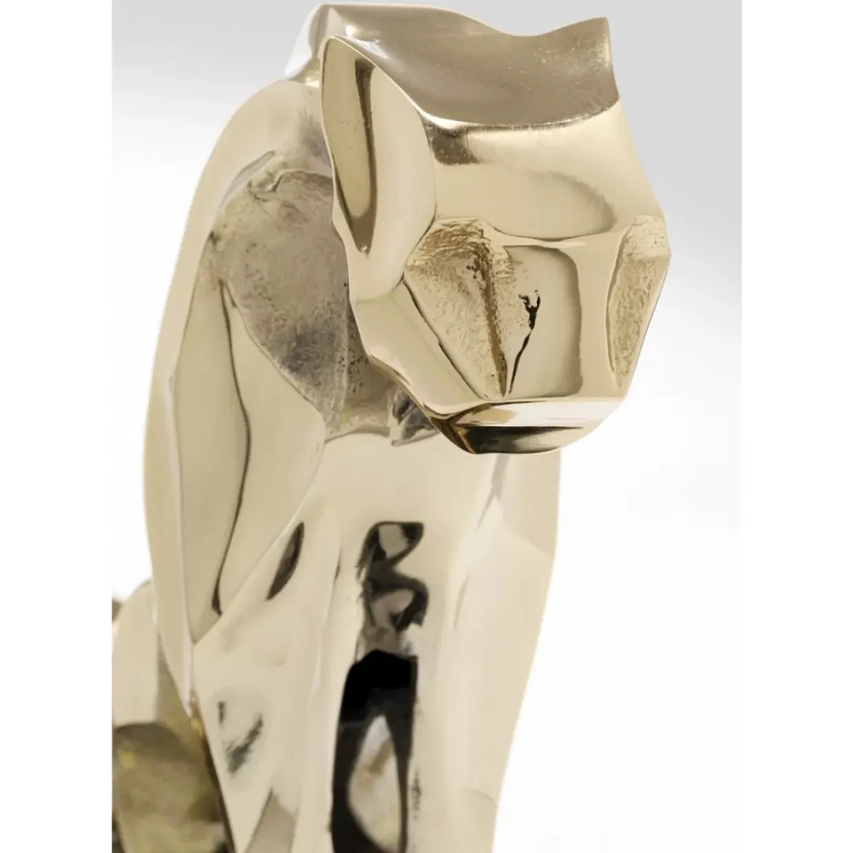 Deko Figur Lion On Marble 34Cm