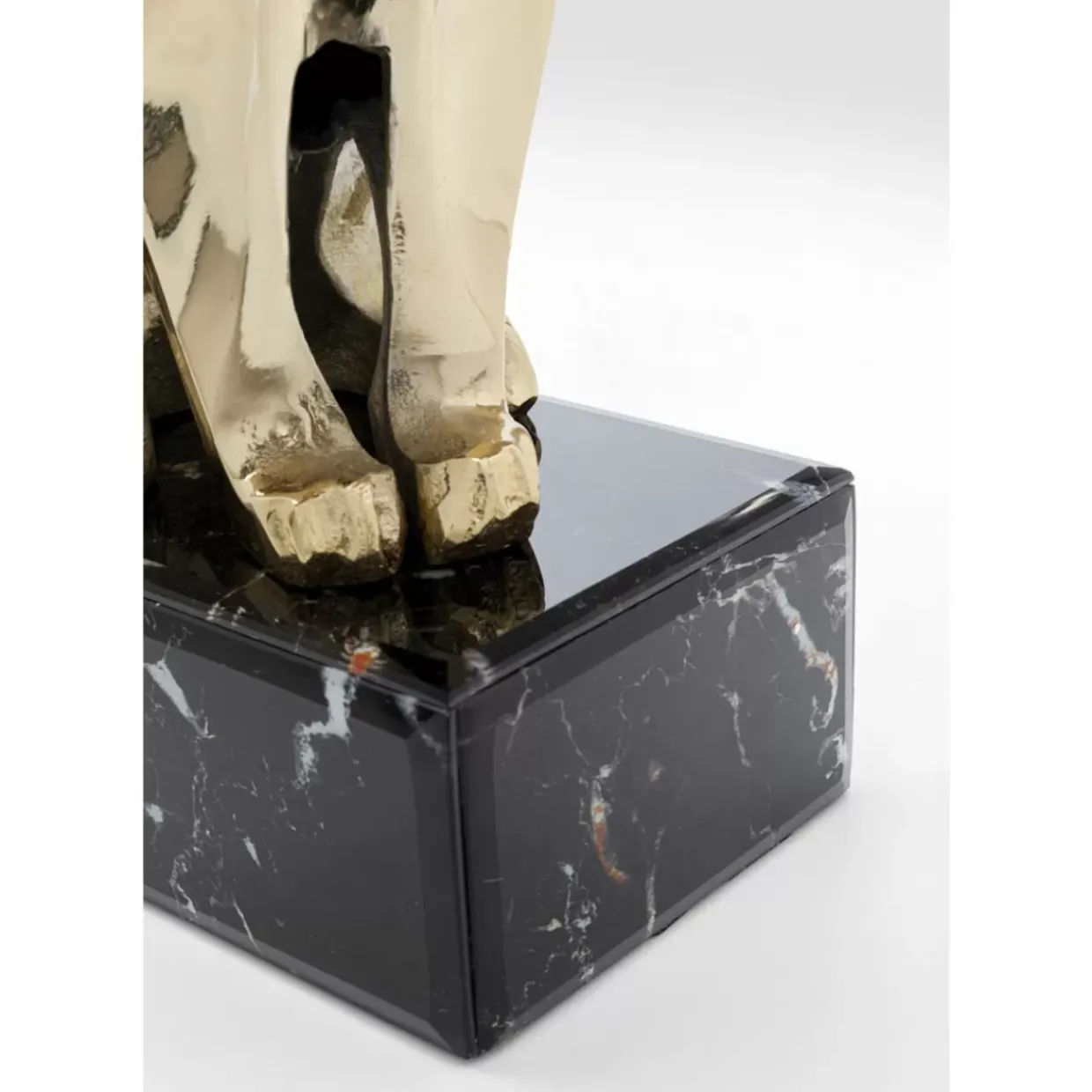 Deko Figur Lion On Marble 34Cm