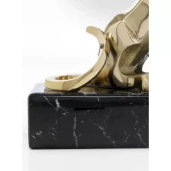 Deko Figur Lion On Marble 34Cm