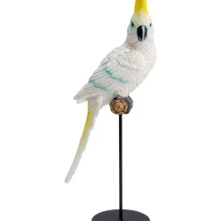 Deko Figur Parrot Cockatoo Weis 38Cm