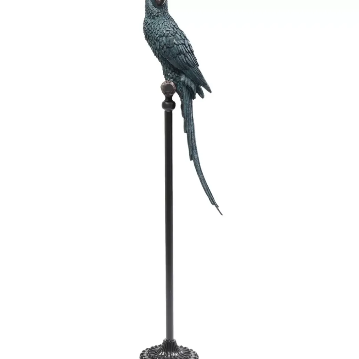 Deko Figur Parrot Petrol