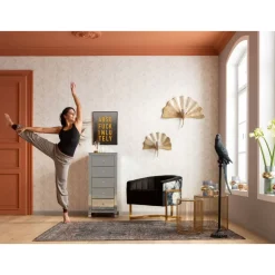 Deko Figur Parrot Petrol