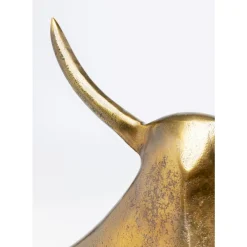 Deko Figur Proud Bull Brass 51Cm