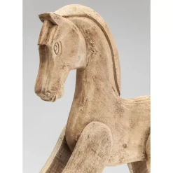 Deko Figur Rocking Horse Nature