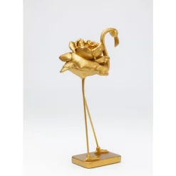 Deko Figur Rose Flamingo Gold 42Cm