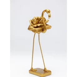 Deko Figur Rose Flamingo Gold 42Cm