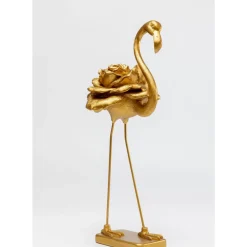 Deko Figur Rose Flamingo Gold 63Cm