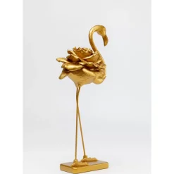 Deko Figur Rose Flamingo Gold 63Cm