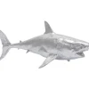 Deko Figur Shark Henry Silber 106Cm