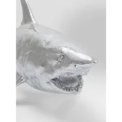 Deko Figur Shark Henry Silber 106Cm