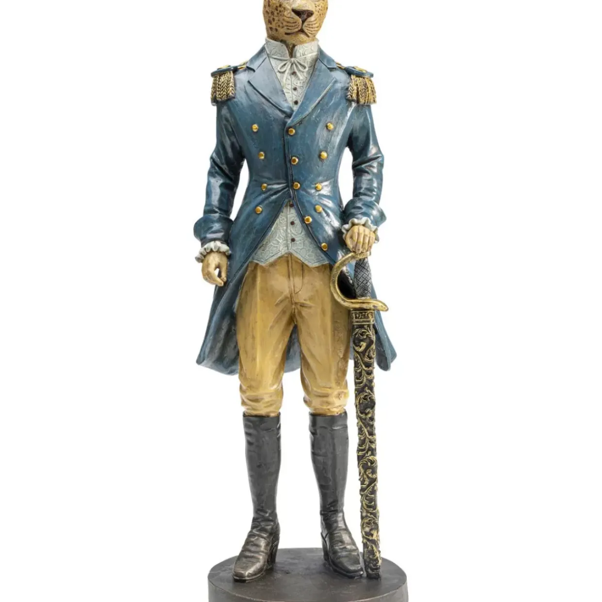 Deko Figur Sir Leopard Standing
