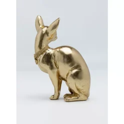 Deko Figur Sitting Cat Audrey Gold 27Cm