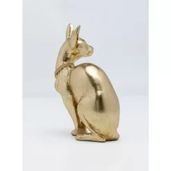 Deko Figur Sitting Cat Audrey Gold 27Cm