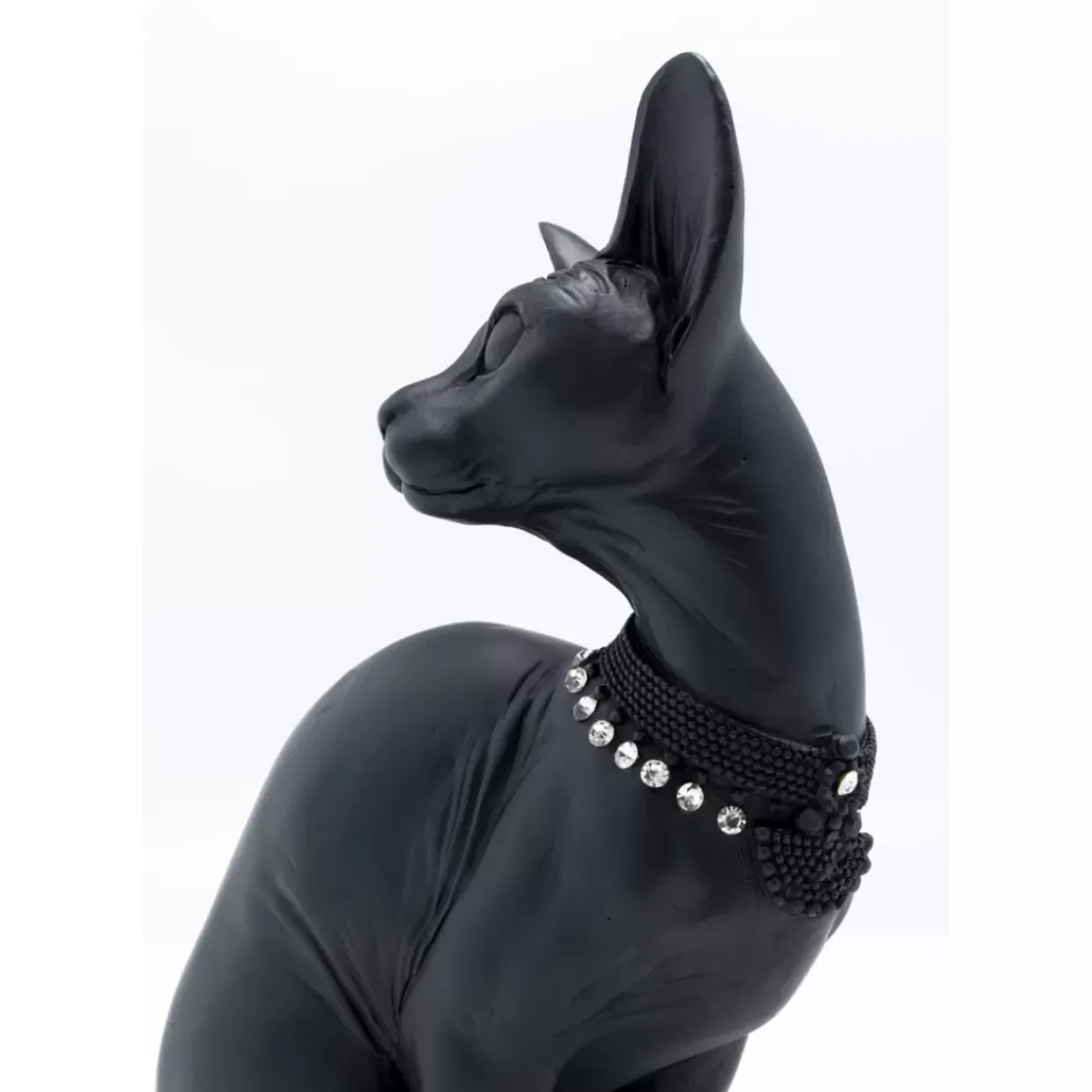 Deko Figur Sitting Cat Audrey Schwarz 27Cm