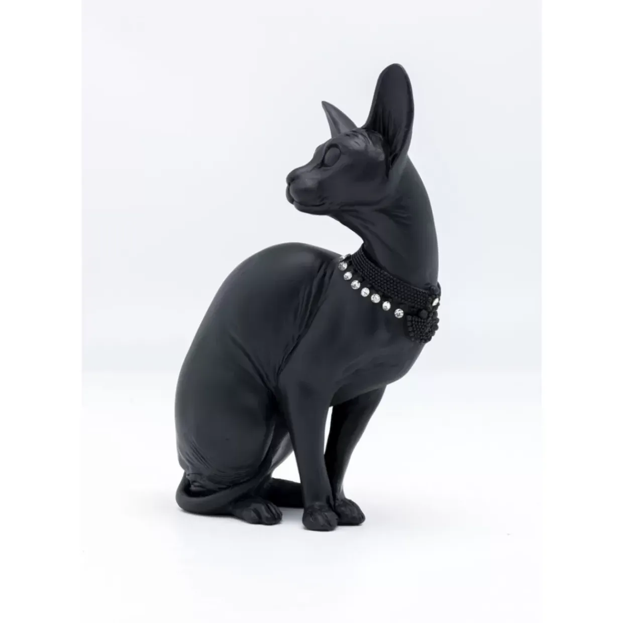 Deko Figur Sitting Cat Audrey Schwarz 27Cm