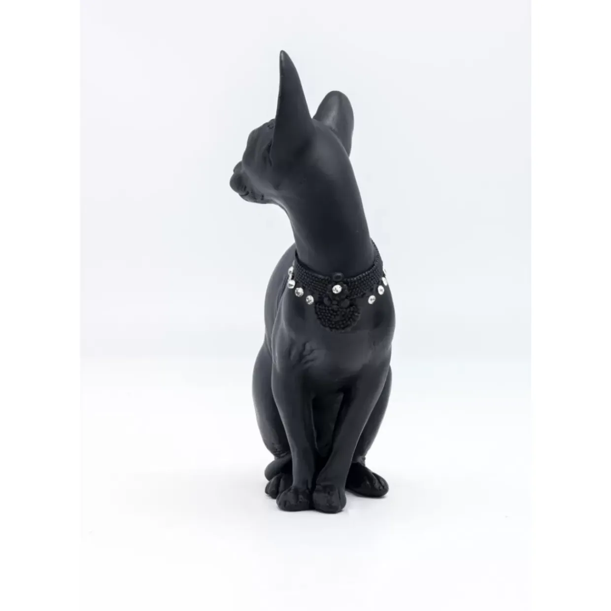 Deko Figur Sitting Cat Audrey Schwarz 27Cm