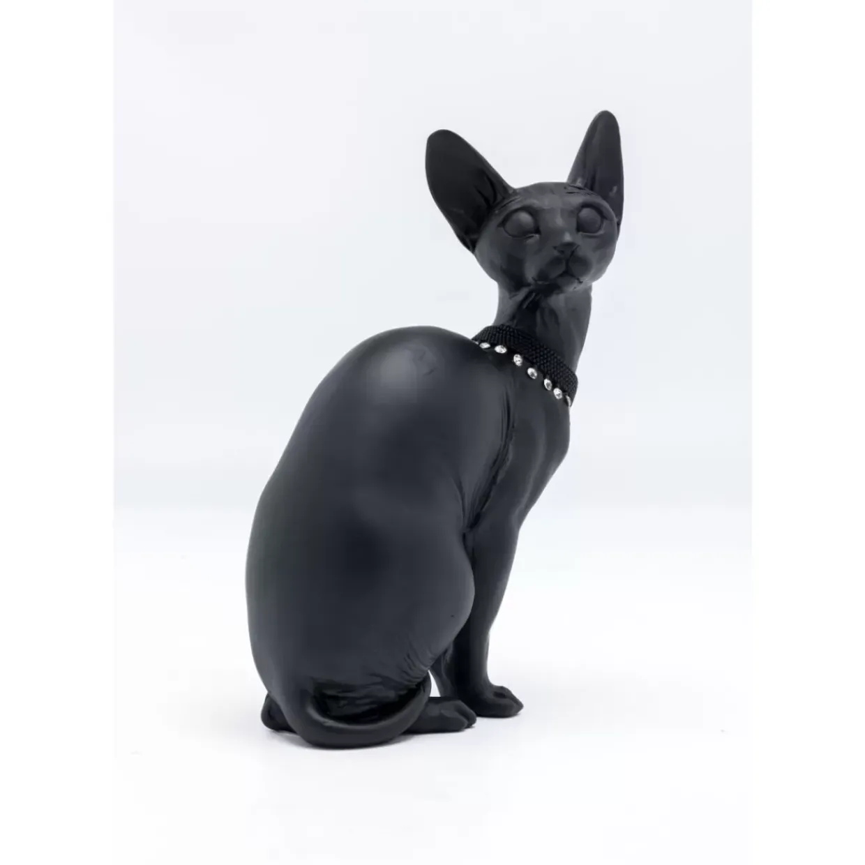 Deko Figur Sitting Cat Audrey Schwarz 27Cm