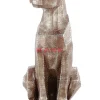Deko Figur Sitting Cat Rivet Copper