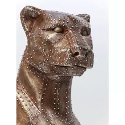 Deko Figur Sitting Cat Rivet Copper