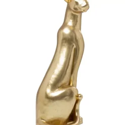 Deko Figur Sitting Leopard Gold 150Cm
