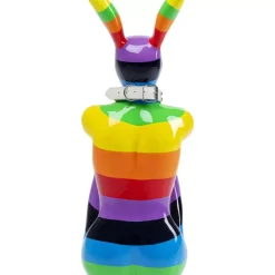 Deko Figur Sitting Rabbit Rainbow 80