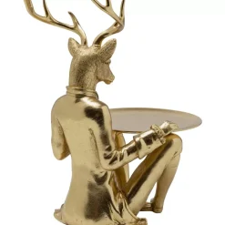 Deko Figur Sitting Waiter Deer 33Cm